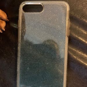 Glittery Blue Ombré Otter Box IPhone 8 Plus Case
